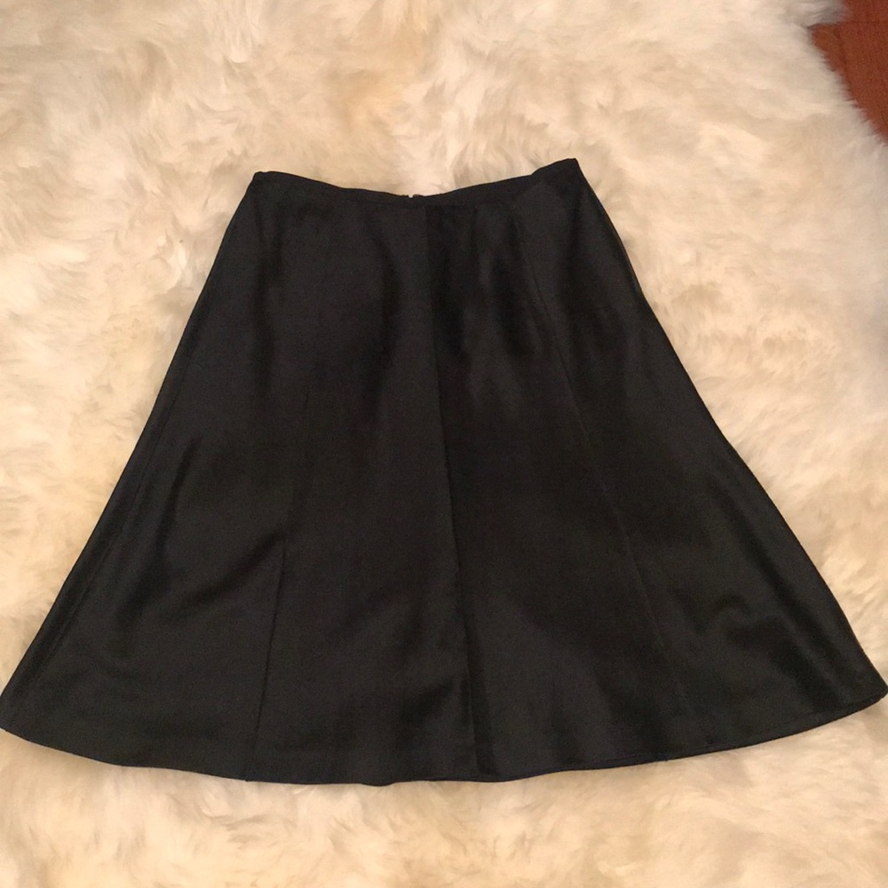 Black Silk Skirt by Ann Taylor